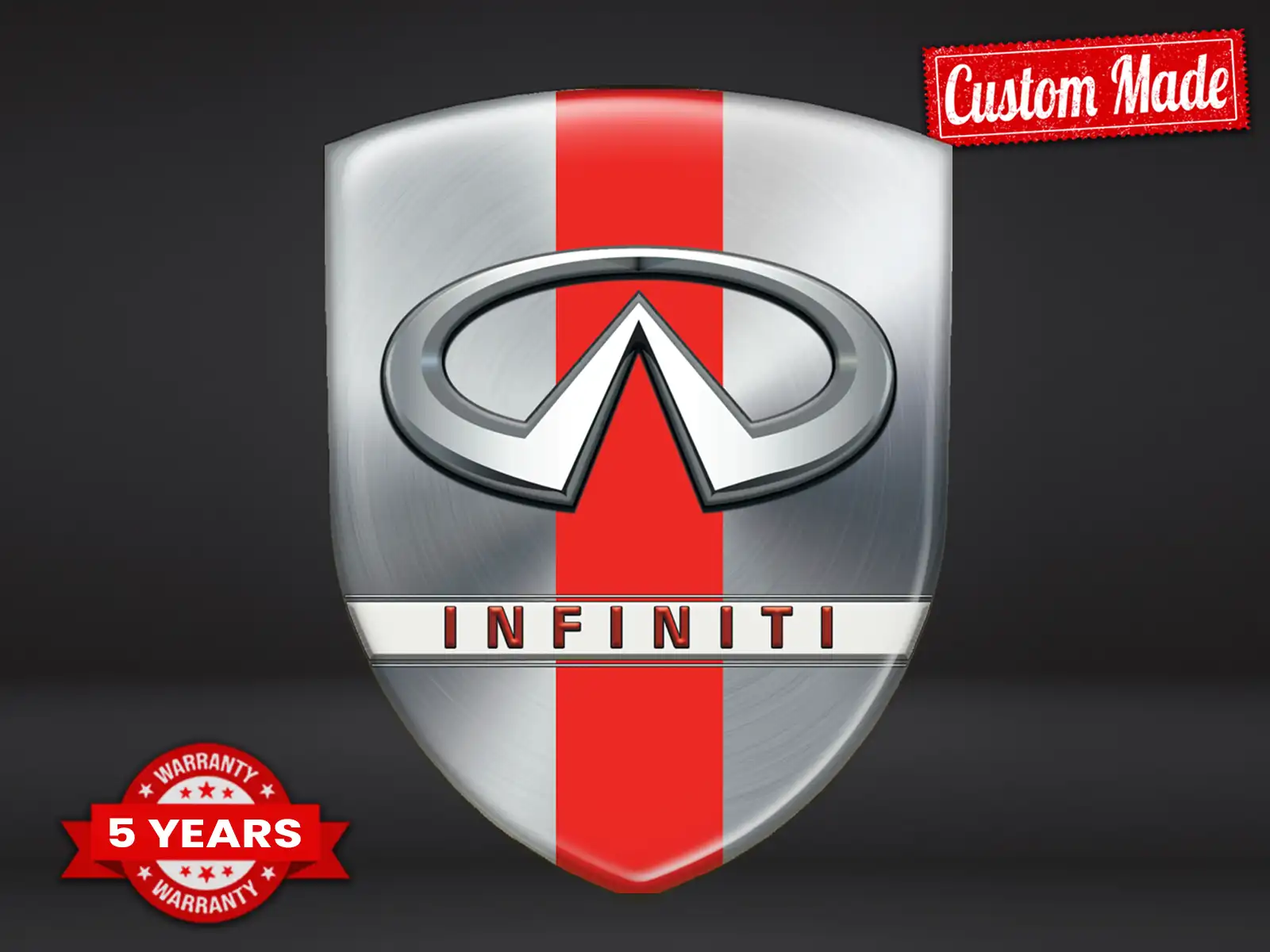 Infiniti Epoxy Domes Sticker Custom Finish Premium Labels